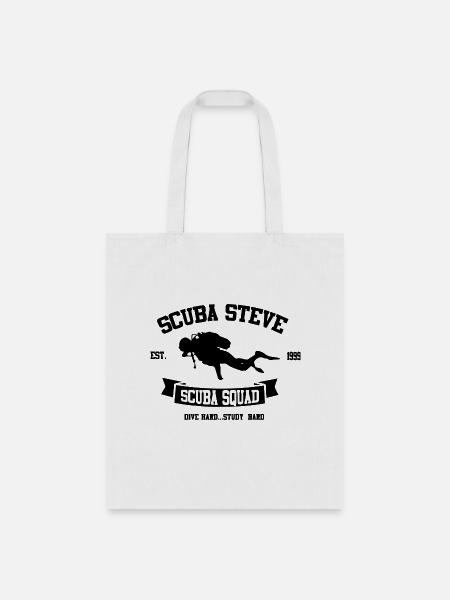 Scuba Steve Scuba Squad - Tote Bag - white
