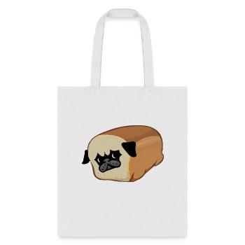 Time for a loaf check Pug - Tote Bag - white - Front