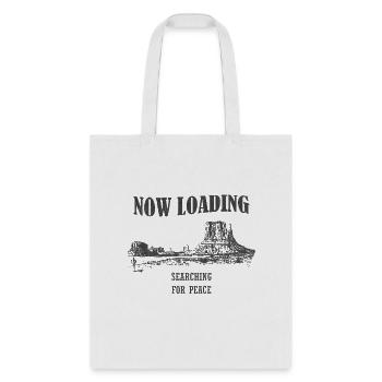 Searching for peace - Tote Bag - white - Front