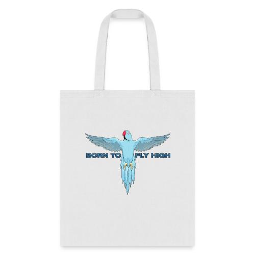 Blue Born To Fly High PNG Logo - Tote Bag