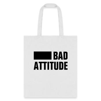 BAD ATTITUDE BAD ATTITUDE - Tote Bag - white - Front