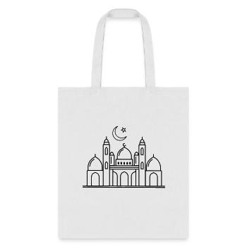 Mosque transparent religious place - Tote Bag - white - Front