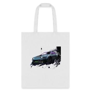 Drift 86 neon pink4 - Tote Bag - white - Front