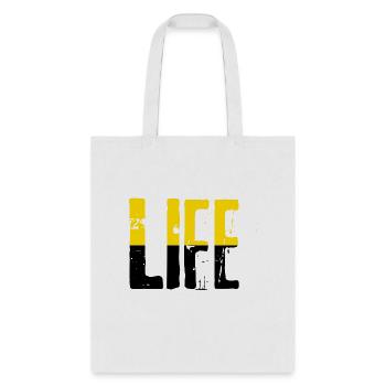 life - Tote Bag - white - Front