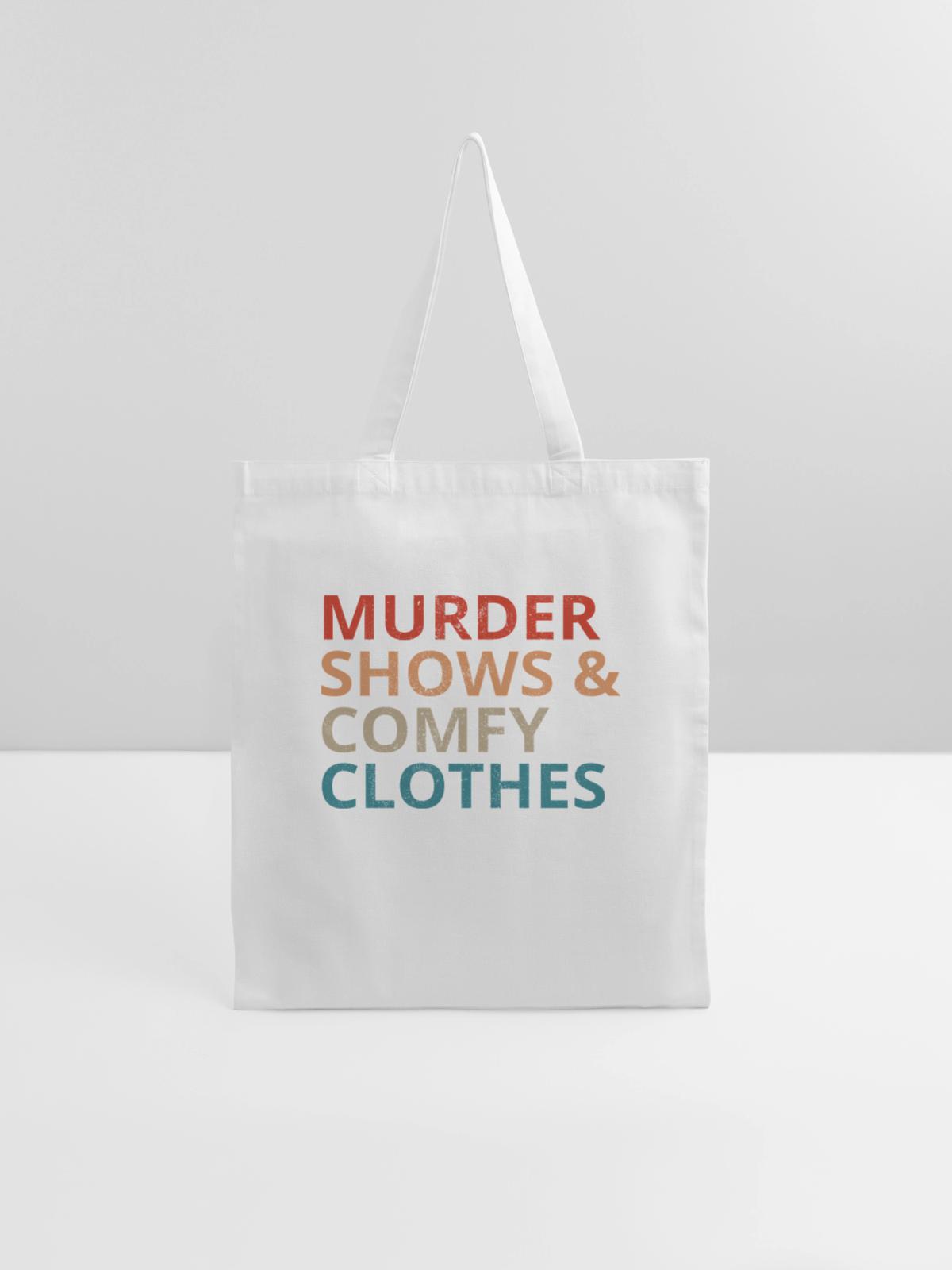Murder Shows Comfy Crime - Tote Bag - white - Front