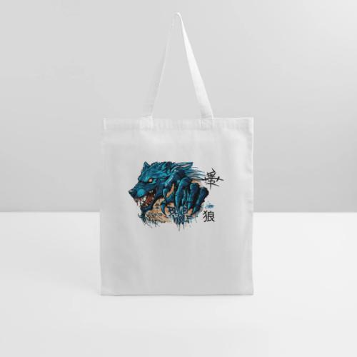 Blue Wolf Graffiti Street Art - Tote Bag