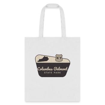 Columbus-Belmont State Park Kentucky Welcome Sign - Tote Bag - white - Front