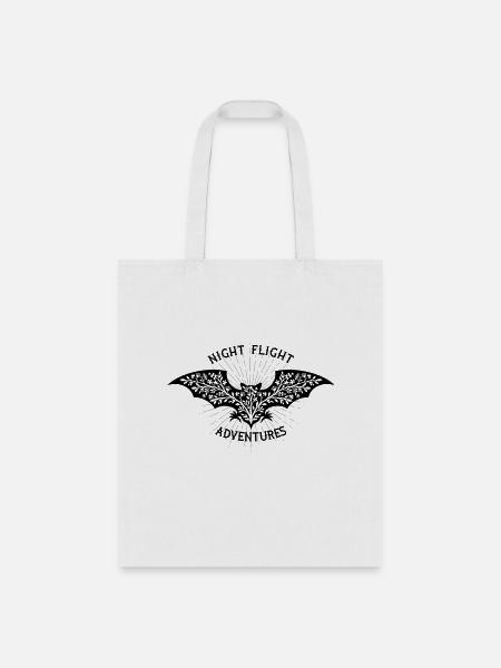 Night Flight Adventures. - Tote Bag - white