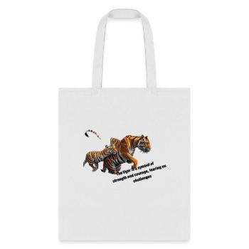 Fierce Guardian - Tote Bag - white - Front