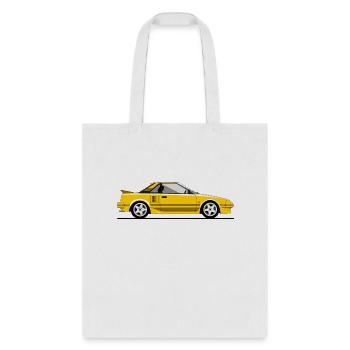 MR2 AW11 - yellow - Tote Bag - white - Front