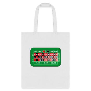 Table casino - Tote Bag - white - Front
