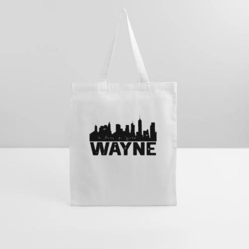 Wayne Skyline Black Wayne Michigan MI City Design - Tote Bag