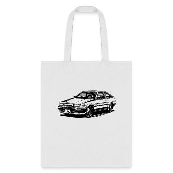 EUROBEAT INTENSIFIES - LEVIN full-body version - Tote Bag - white - Front