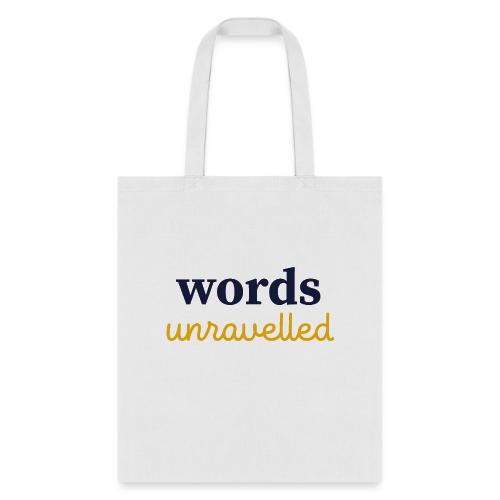 Words Unravelled - Tote Bag