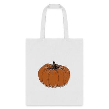 Pumpkin - Tote Bag - white - Front