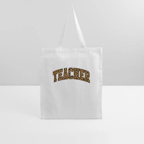 Leopard Print Teacher Typography - Tote Bag