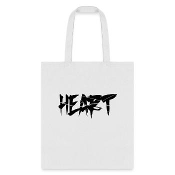 Heart broken typography - Tote Bag - white - Front