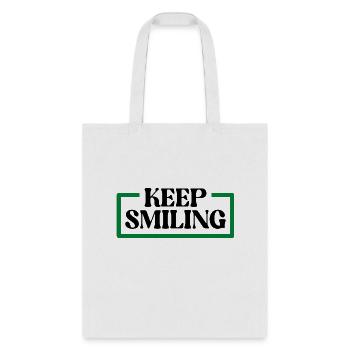 Make Smile - Tote Bag - white - Front