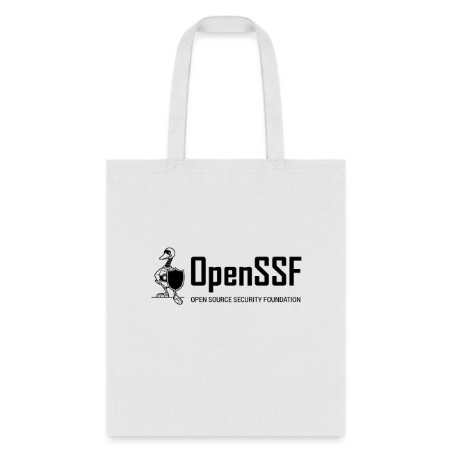 OpenSSF wide black and white logo