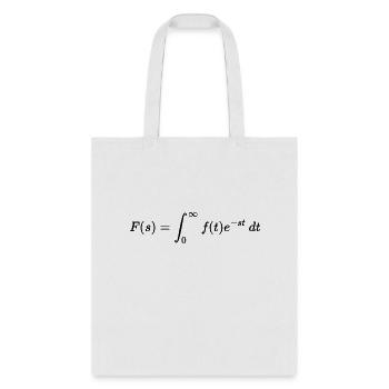 Laplace Transform Calculus And Math Basics - Tote Bag - white - Front