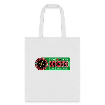 Roulette Cylinde, Table casino - Tote Bag - white - Front