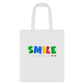 Smile - Its a Good Day to Have a Good Day - Tote Bag - white - Front