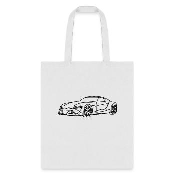 Toyota Supra 2020-2021 - Tote Bag - white - Front