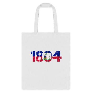 Haiti 1804 Haitian Flag Haiti Year Of Independence - Tote Bag - white - Front