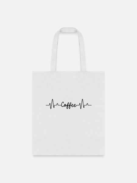 Coffee beat - Tote Bag - white