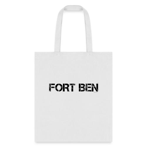 FORT BEN, black capture - Tote Bag