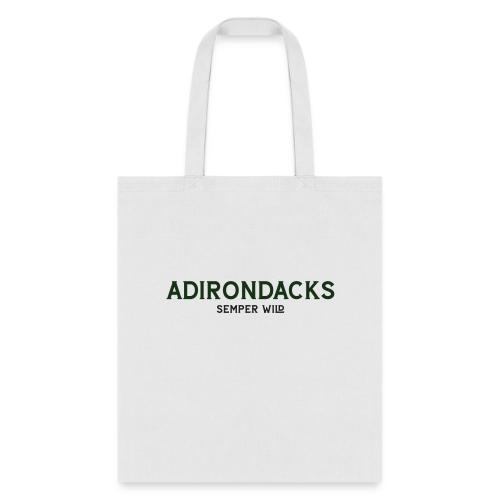 Semper Wild Adirondacks Vintage Dark - Tote Bag