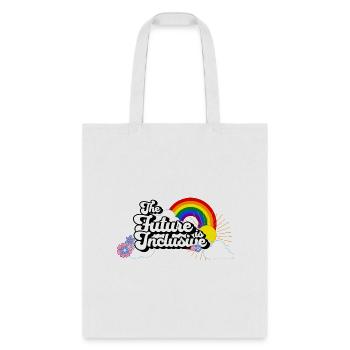 The Future Is Inclusive - Tote Bag - white - Front