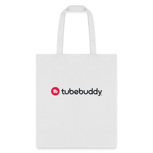 TubeBuddy Logo on Light - Tote Bag