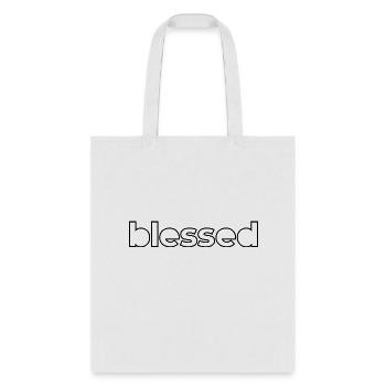 Blessed Christian Clothing Design - Tote Bag - white - Front