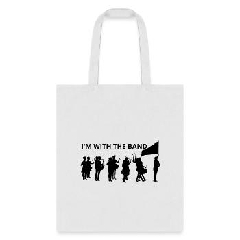 I'm With the Band - Tote Bag - white - Front