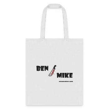 Ben/Mike - The PhasBOYS (Black Letters) - Tote Bag - white - Front