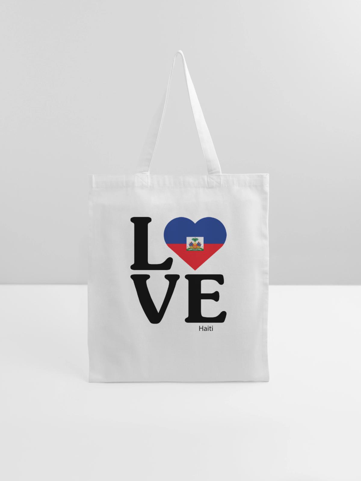 Love Haiti - Tote Bag - white - Front