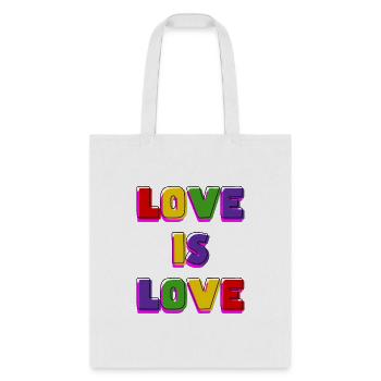 Love is Love - Tote Bag - white - Front