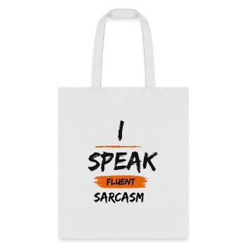 SARCASM - Tote Bag - white - Front