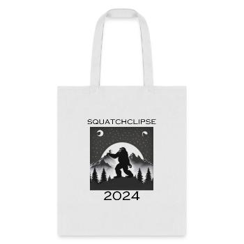 Sasquatch solar squatchclipse - Tote Bag - white - Front