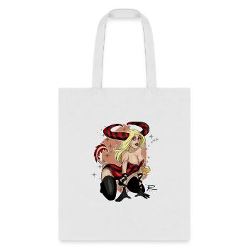 Red Horns - Tote Bag - white - Front
