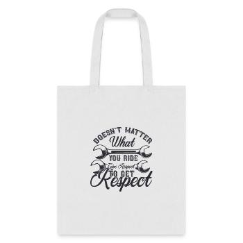 Bike Raidar T-shart - Tote Bag - white - Front