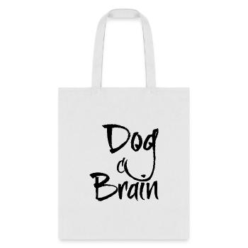 Dog Brain - Tote Bag - white - Front