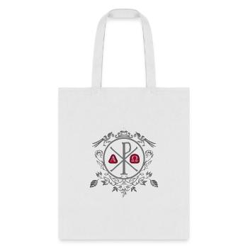 Chi Rho Alpha And Omega - Tote Bag - white - Front