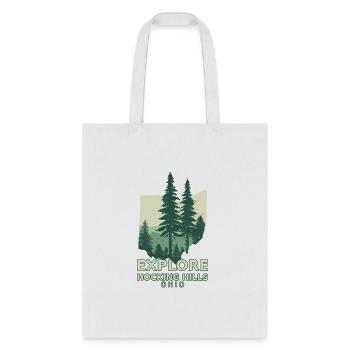 Explore Hocking Hills State Park - Tote Bag - white - Front