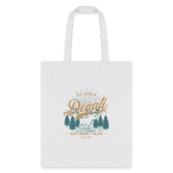 Denali National Park Camping Hiking - Tote Bag - white - Front