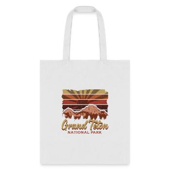 National Park Grand Teton National Park - Tote Bag - white - Front