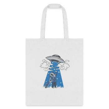 Take Me Home - Astronaut Ufo Alien - Tote Bag - white - Front