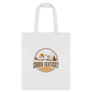 Corbin Kentucky Moain Hiking Print - Tote Bag - white - Front