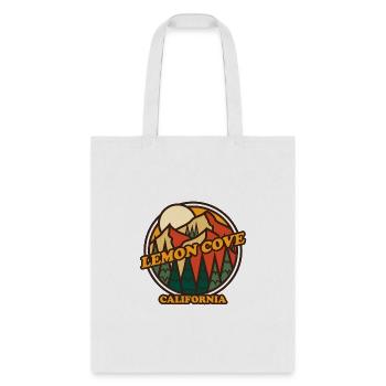 Lemon Cove California Mountain Hiking Print - Tote Bag - white - Front